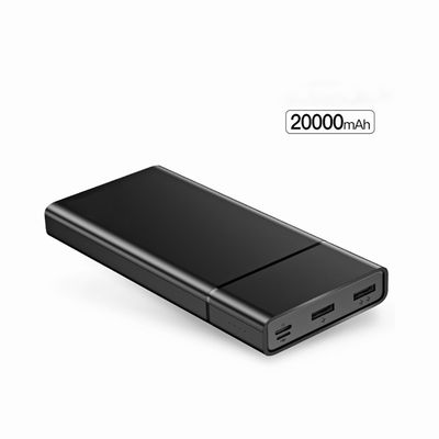 Yüksek Kapasiteli 20000mAh 380g Çift USB Pil Paketi