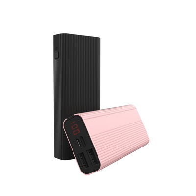 LED Dispay 10000mAh 50mm Taşınabilir Çift USB Güç Bankası