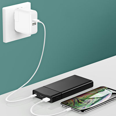 Yüksek Kapasiteli 20000mAh 380g Çift USB Pil Paketi
