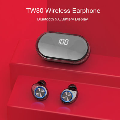 LED Ekran İletimi 10m TW80 Su Geçirmez Kablosuz Bluetooth Kulaklıklar