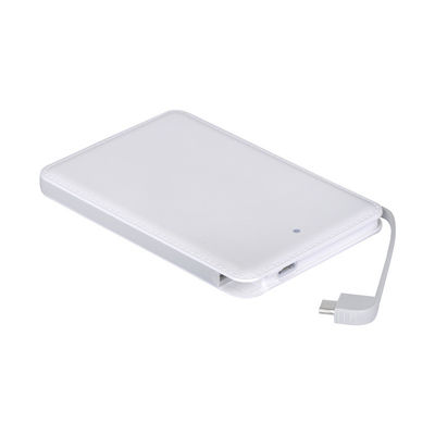 Mikro USB Kablosu 10000mAh 9.8mm Dahili Kablo Güç Bankası