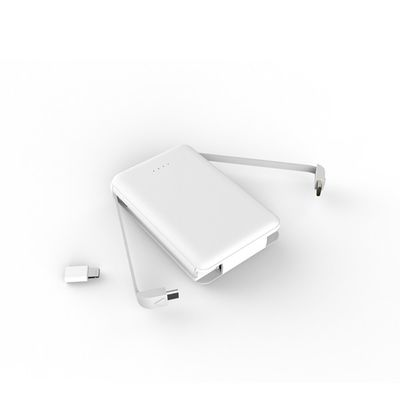 Polimer Hücreler DC 5V 2100mA 100mm Çift USB Güç Bankası