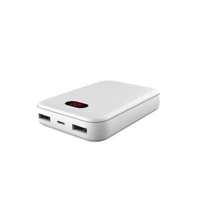 Ultra İnce ABS 23 mm Taşınabilir Çift USB Güç Bankası