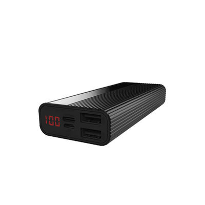 LCD Ekran Metal 121mm Çift USB Güç Bankası