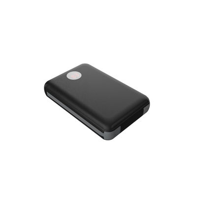 Mini 10000mAh 22.3mm Dahili Kablo Güç Bankası