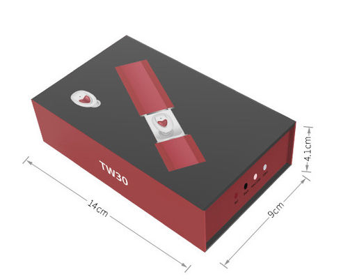 TW30 Kulaklık Bluetooth 5.0 Mini Kulak İçi Kulaklıklar Kulaklık Binoral HiFi Stereo Ses Ses Eller Serbest Gürültü Azaltma