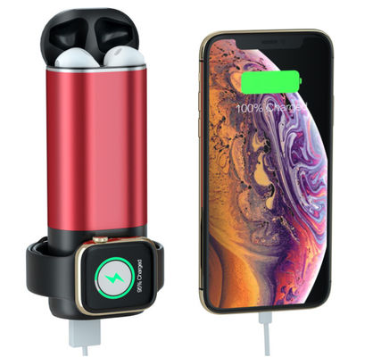 3'ü 1 Arada Çok Amaçlı Kablosuz Şarj Cihazı Güç Bankası 15W 5200mAh