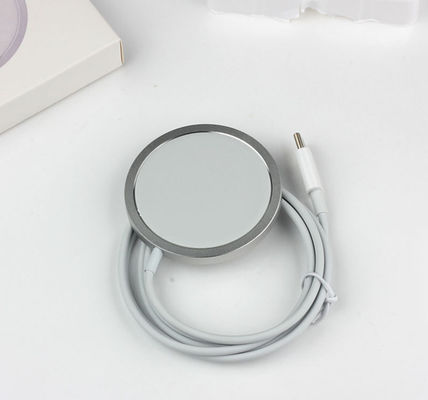 İPhone için 1M Kablo 15W Tip C Bağlantı Noktası Qi Kablosuz Magsafe Şarj Cihazı