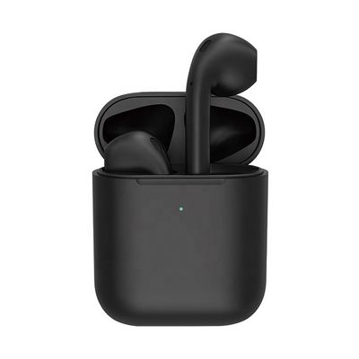 Siyah I27 TWS 35mAh Airpods Kauçuk Kaplamalı 2 Kulaklık