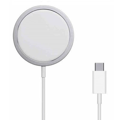 USB C Kablosu ile 15W 3A Taşınabilir Kablosuz Şarj Cihazı Hızlı Şarj Pedi