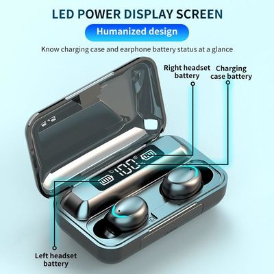 RoHs Tws Bluetooth 5.0 Kulaklık STouch 9D Stereo F9 Gerçek Kablosuz Kulaklık 5.0