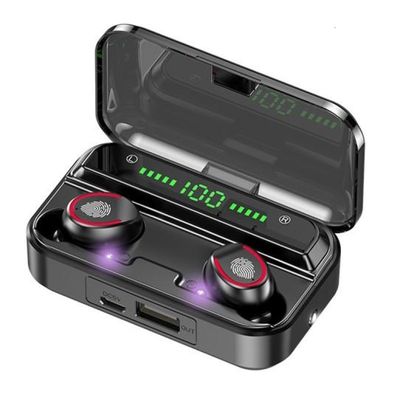 IPX 4 Taşınabilir Kablosuz Bluetooth Kulaklık UV Sterilizasyon TWS Kulaklık